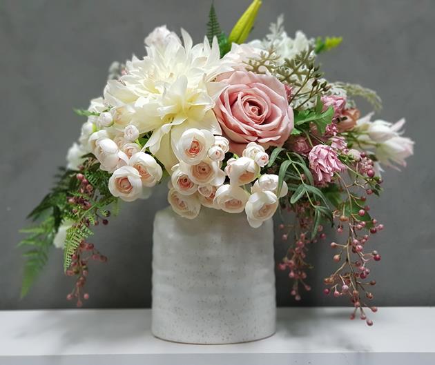 artificial flower arrangement