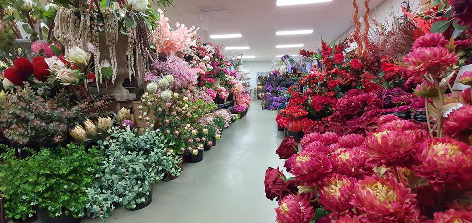 Artificial Flower Suppliers Melbourne Showroom Full Of Flowers