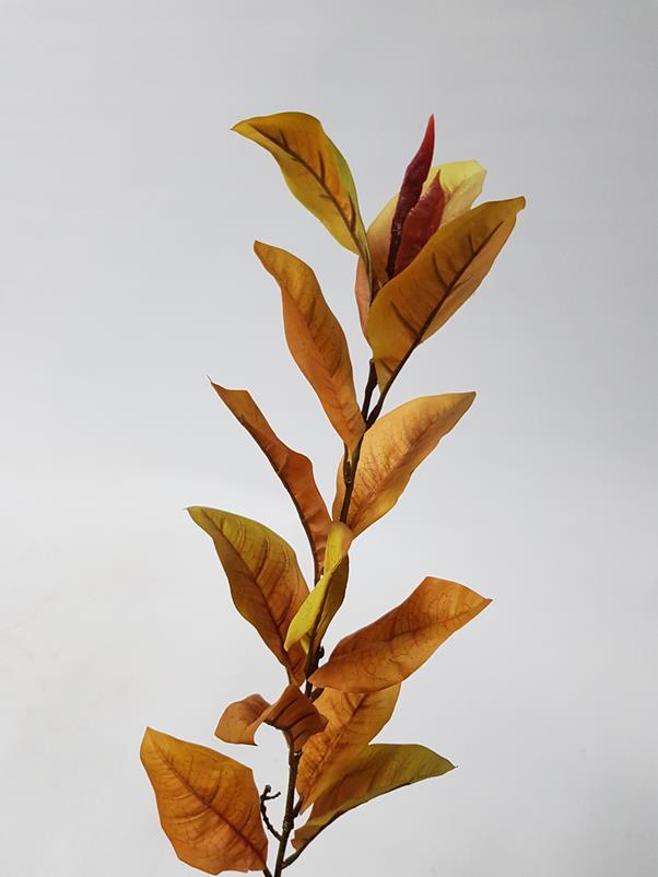 Artificial Autumn Leaf Yellow 60cm - Image 2