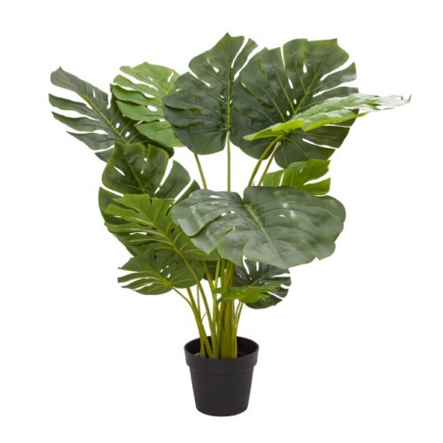 Artificial Monstera Potted Plant Green 110cm