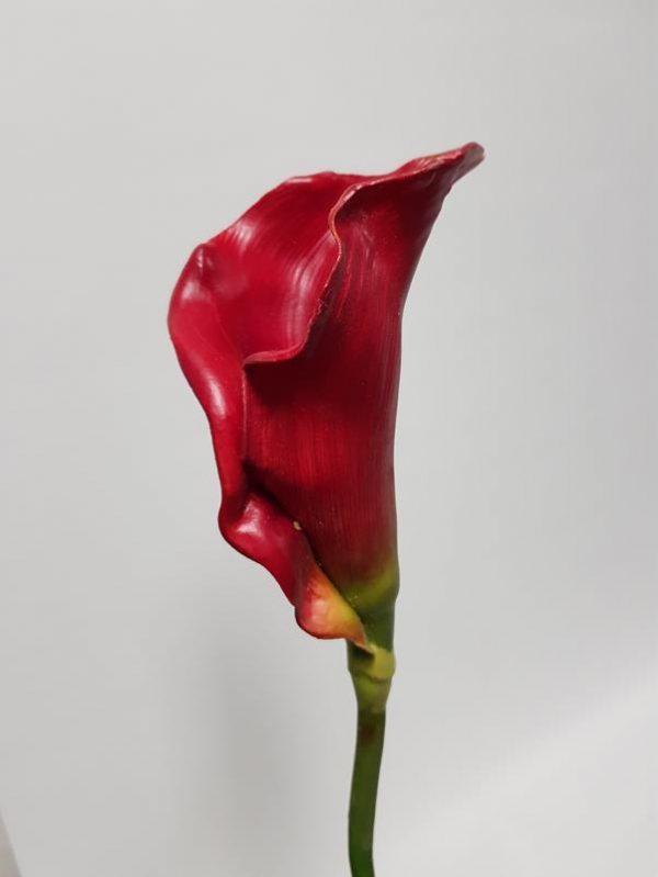 Artificial Calla Lily Deep Red 76cm - Desflora