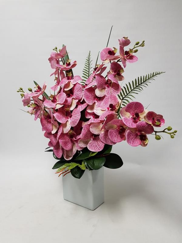 Artificial Orchid Arrangement 'Lila' Desflora