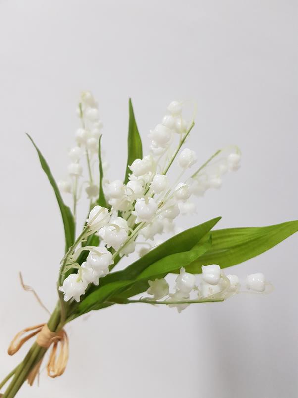 Lily Of The Valley Bundle White 34cm - Desflora