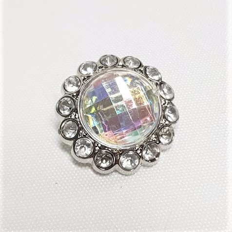 Rhinestone Button Clear - Style 2