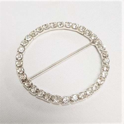 Rhinestone Circle Buckle - Style 4