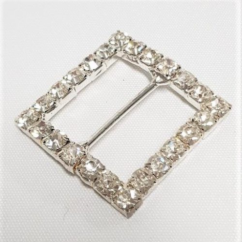 Rhinestone Square Buckle - Style 3
