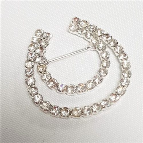 Rhinestone Horse Shoe Buckle - Style 1