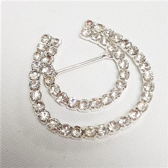 Rhinestone Horse Shoe Buckle - Style 1