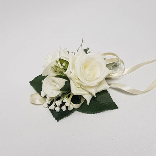 Artificial Wrist Corsage - Riley (Ribbon Band)