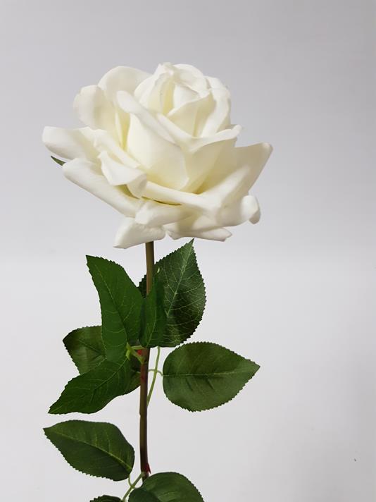 Artificial Rose Anna White 75cm Desflora