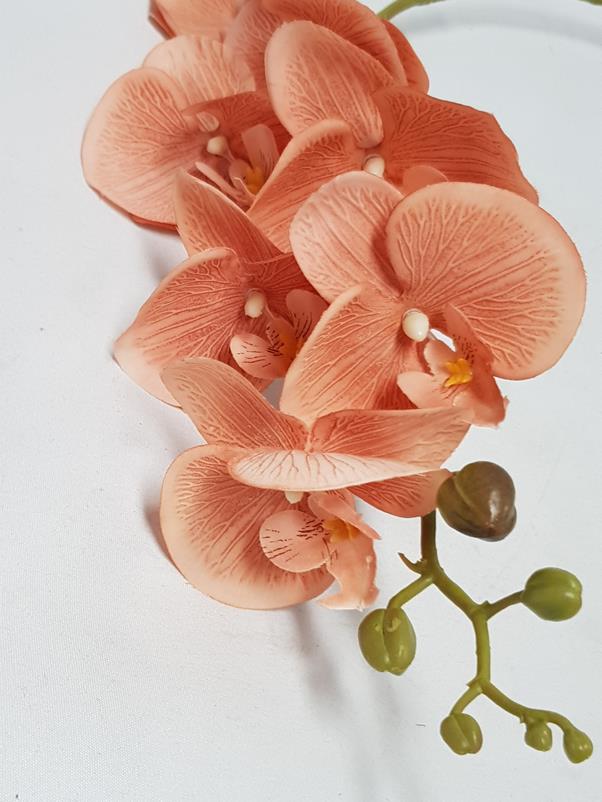 Artificial Phal Orchid Vintage Peach 93cm Desflora