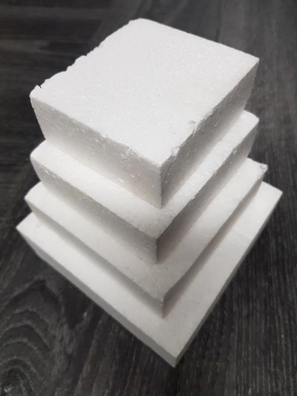 Polystyrene Craft Squares