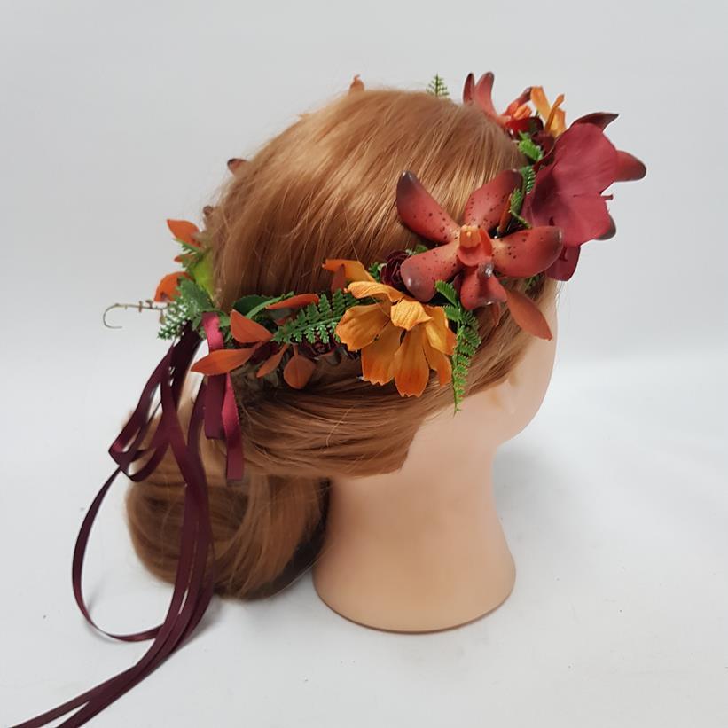 Artificial Flower Crown "Aubrey" Desflora