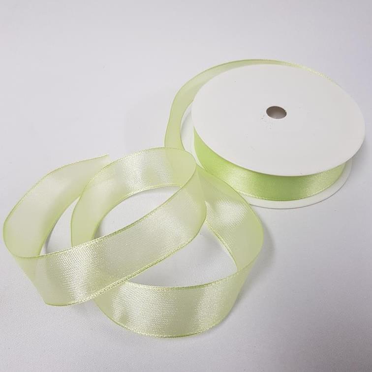 Para Silk Ribbon 25mm Lime