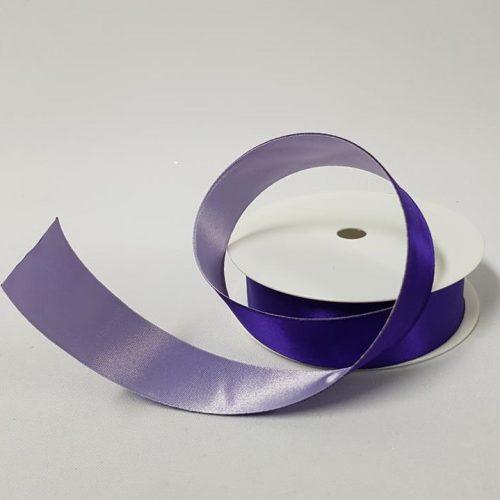 Satin Ribbon Two Toned 25mm Purple Lilac