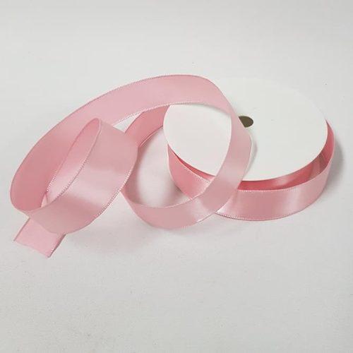 Satin Ribbon Wired Ribbon 25mm Pink