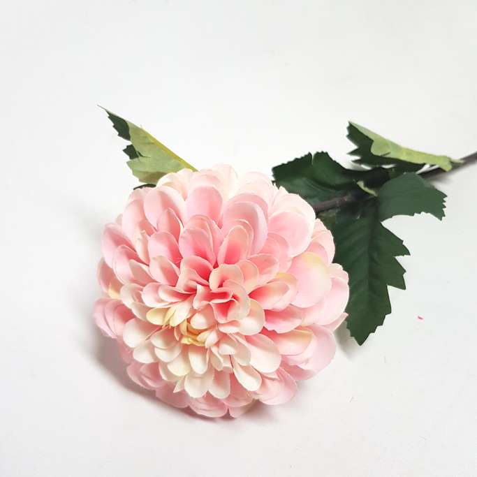 Artificial Dahlia Arabella Cream Pink 75cm - Desflora