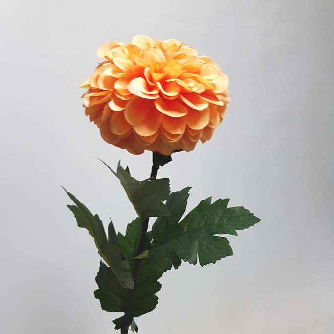 Artificial Dahlia Arabella Orange 75cm Desflora