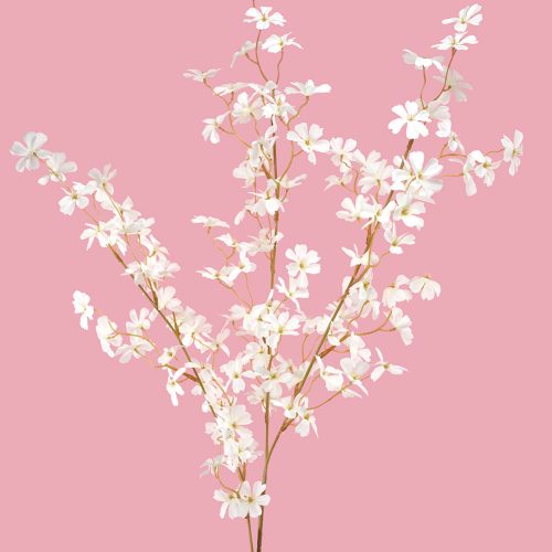 Artificial Wild Blossom White 117cm