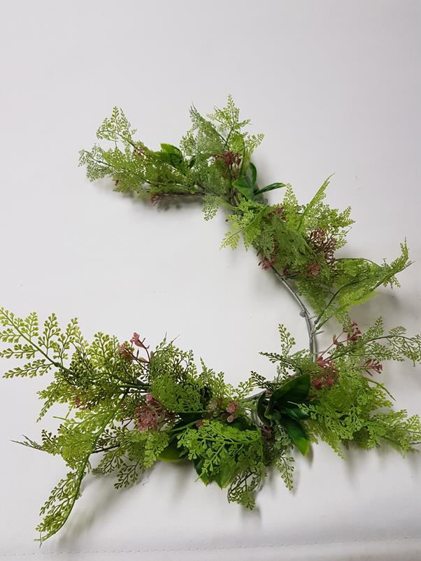 Artificial Garland Mixed Leaf 80cm - Image 2