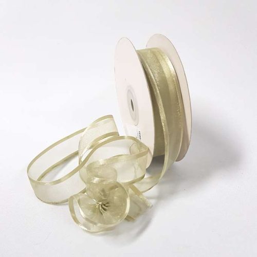 Sheer Pull Bow Ribbon 22mm Sage Green
