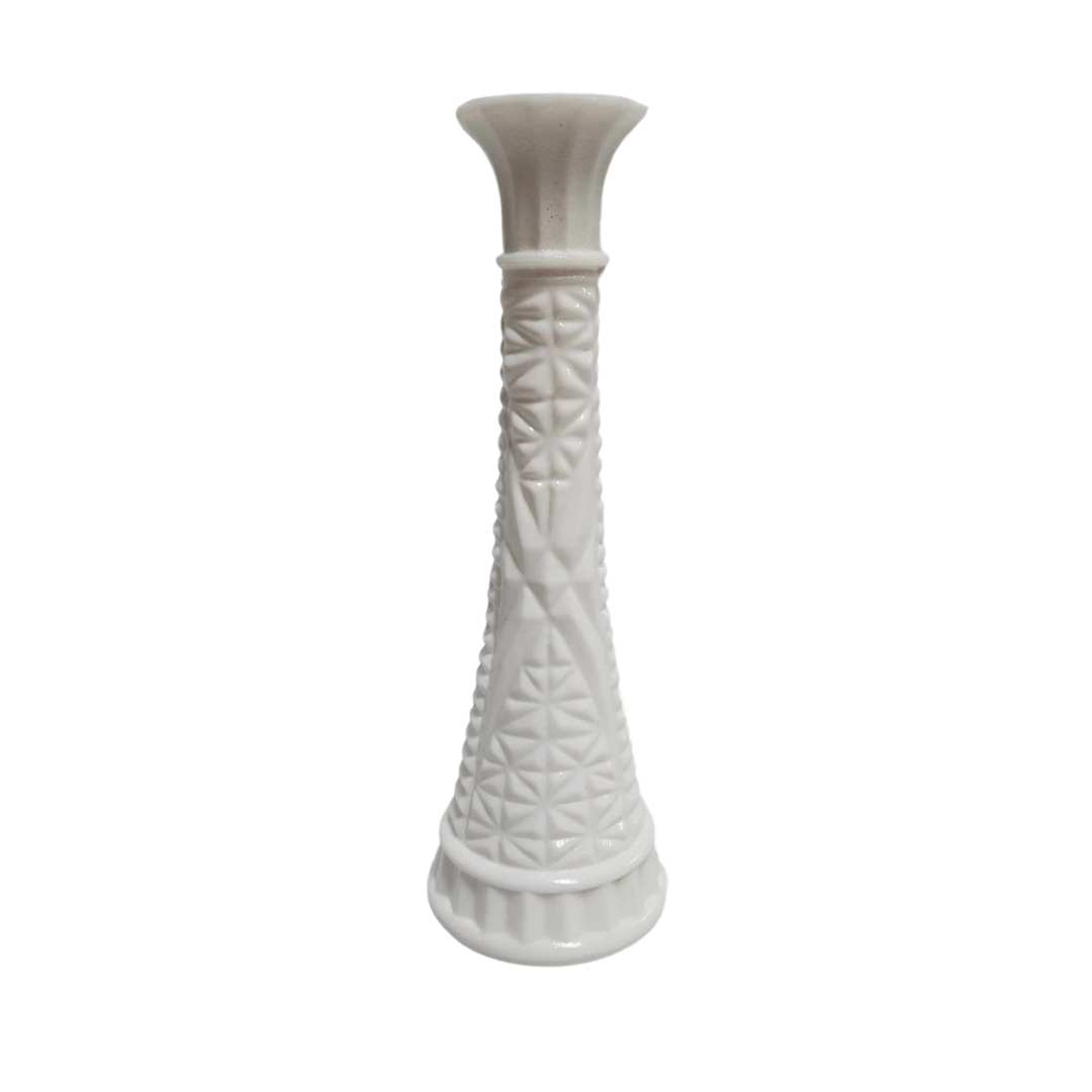 Ceramic Bud Vase White 22cm Desflora