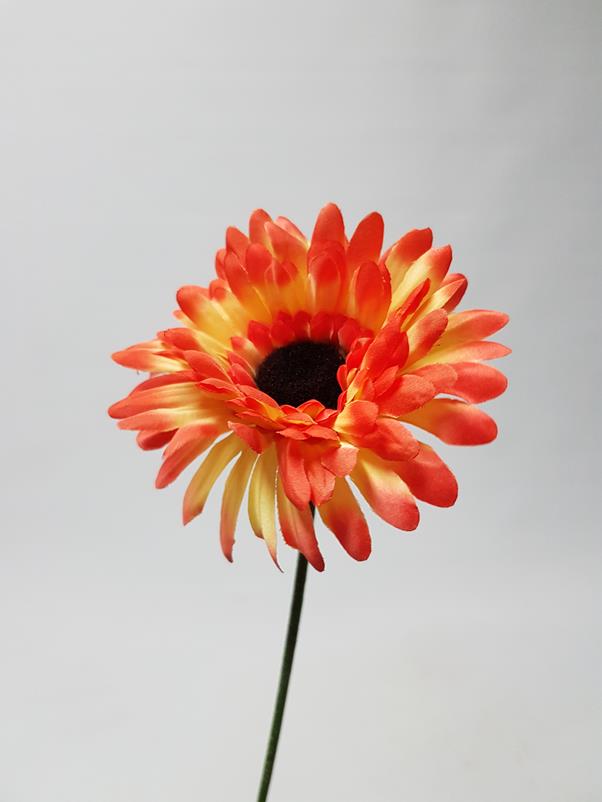 Artificial Gerbera Bright Orange