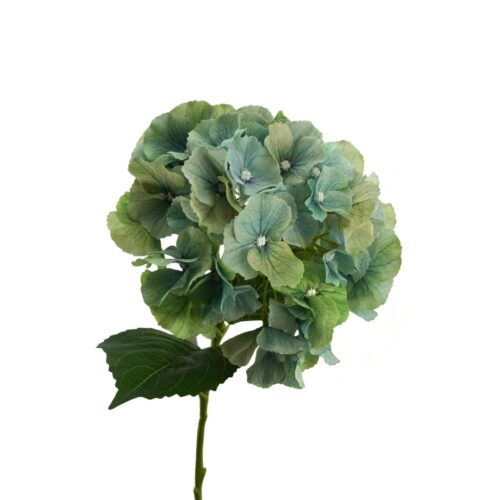 Artificial Hydrangea Savannah Mint Green 52cm