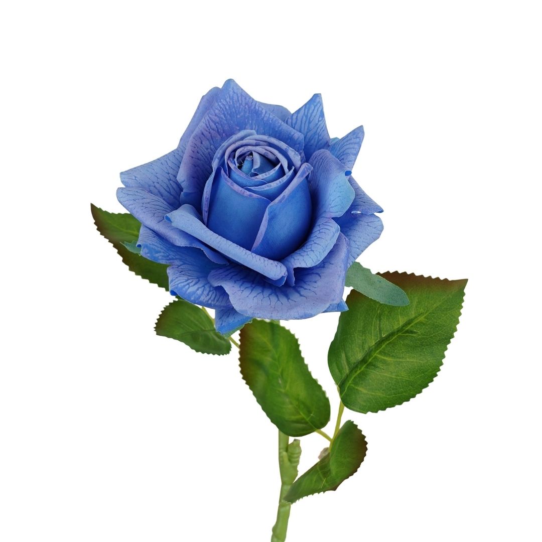 Real Touch Rose Kenzie Blue 64cm - Desflora