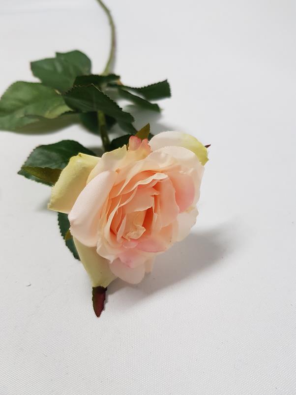 Artificial Miniflora Rose Champagne 58cm - Desflora