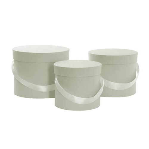 Floral Hat box Sage Green