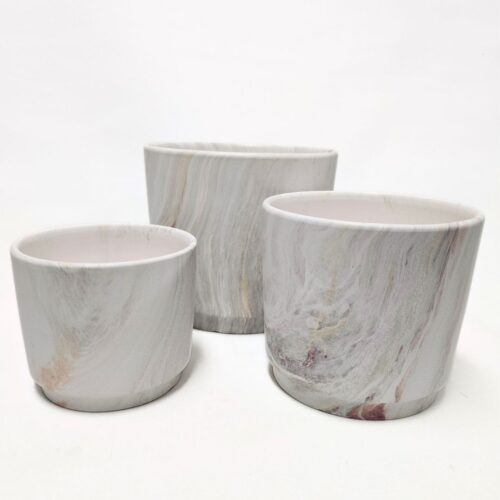 Johnny Pot Marble Grey
