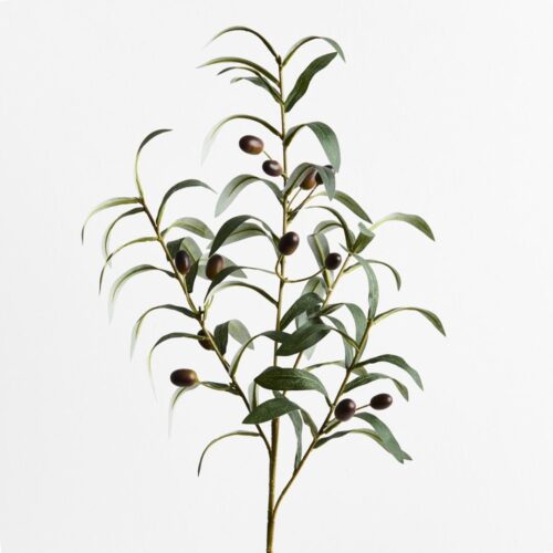 Artificial Olive Leaf Spray 72cm