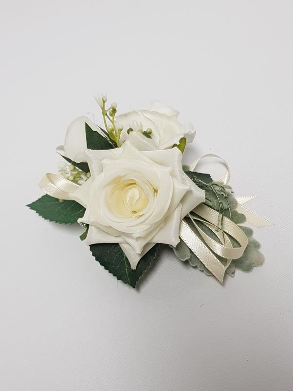 Artificial Wrist Corsage - Riley (Diamanté Band) - Image 2