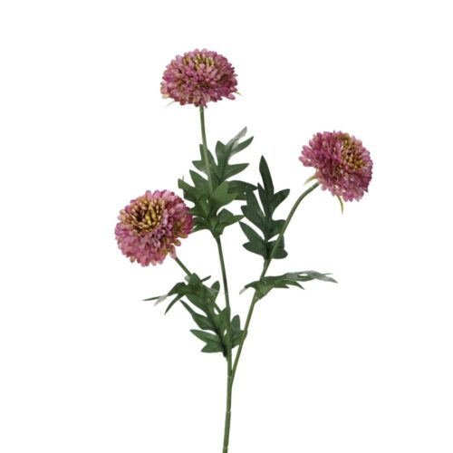 Pom Pom Chrysanthemum Dark Pink 64 cm