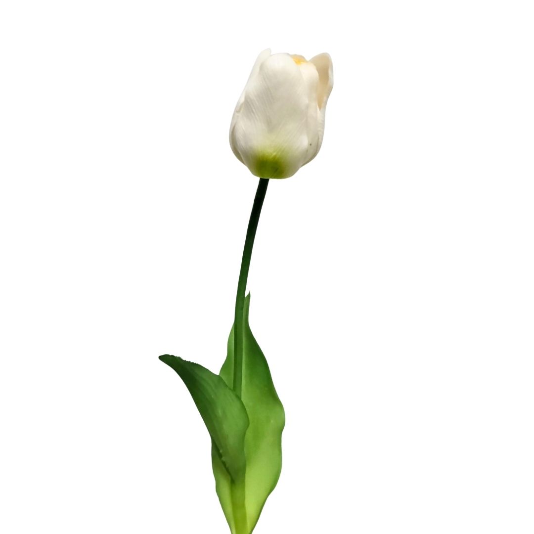 Real Tuli Real Touch Tulip Tinka White 41 cm - Desflora