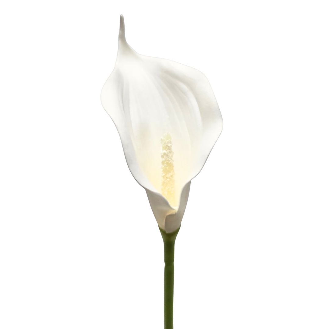 Artificial Calla Lily Dainty White 36cm