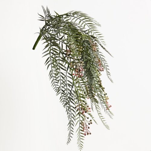 Artificial Peppercorn Foliage with Berries 59cm