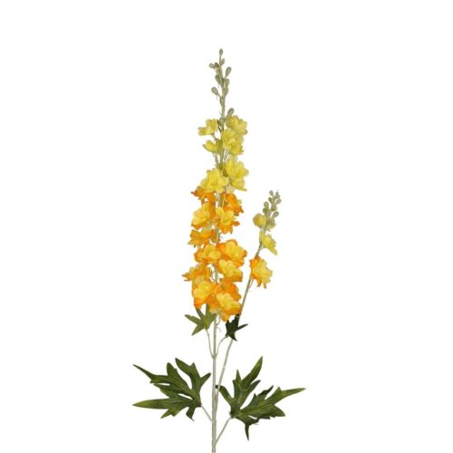 Artificial Delphinium Yellow Delight 84cm
