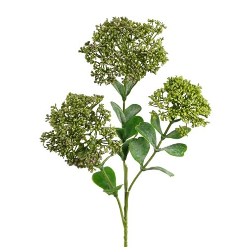 Artificial Sedum Blooms Green 58cm