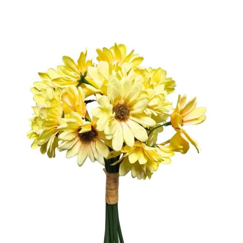 Artificial Daisy Bunch Yellow 33cm