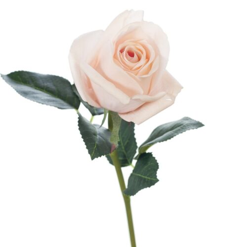 Artificial Rosebud Soft Pink 38cm