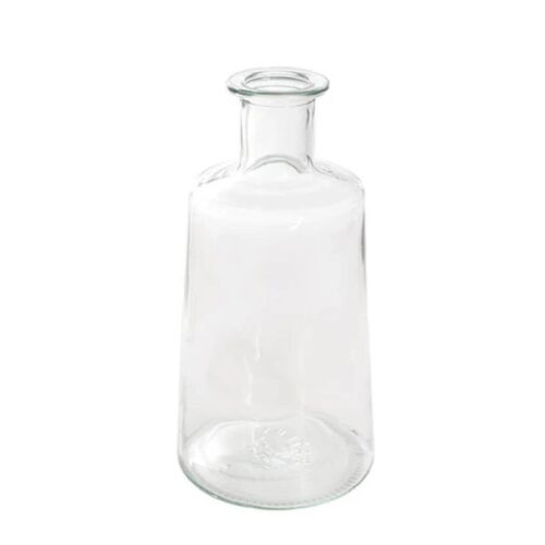 Glass Vintage Bottle Vase 24cm