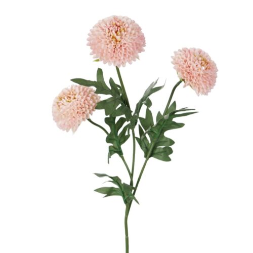 Pom Pom Chrysanthemum Light Pink 64cm