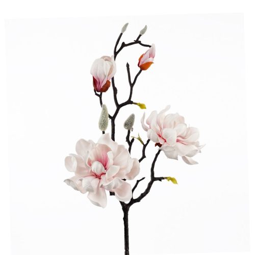 Artificial Magnolia Spray Pale Pink 72cm