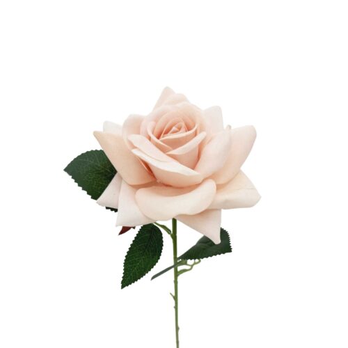Artificial Rose Priscilla Champagne 62cm