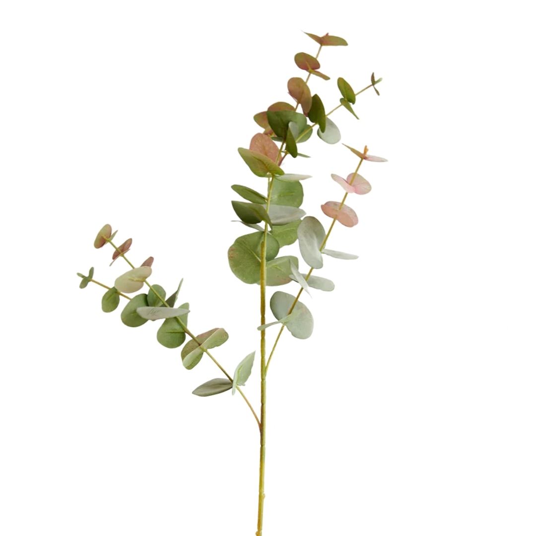 Artificial Eucalyptus Nathen Green Pink 85cm