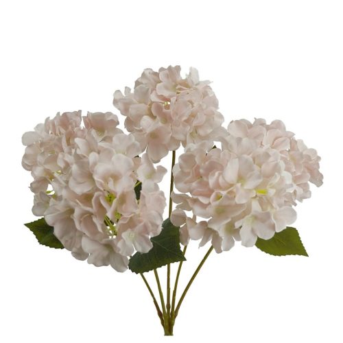 Artificial Hydrangea Bunch Light Pink 45cm