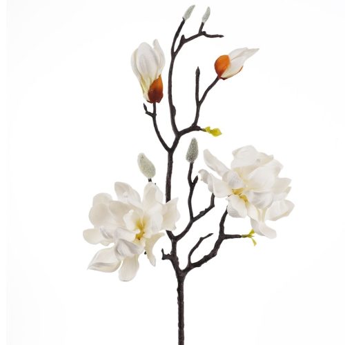 Artificial Magnolia Spray White 72cm