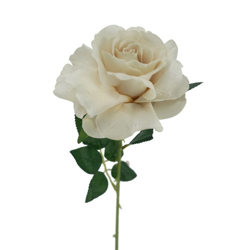 Artificial Rose Layla Ivory 54cm
